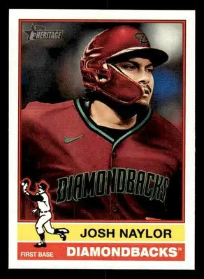 2025 Topps Heritage #49 Josh Naylor - Baseball Card Single