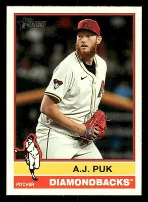 2025 Topps Heritage #490 A.J. Puk - Baseball Card Single