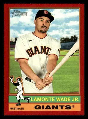 2025 Topps Heritage #493 Lamonte Wade Jr. Red - Baseball Card Single