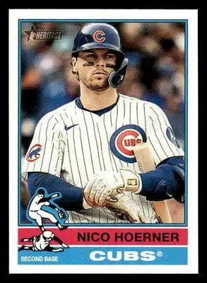 2025 Topps Heritage #52 Nico Hoerner - Baseball Card Single