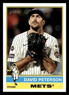 2025 Topps Heritage #57 David Peterson - Baseball Card Single