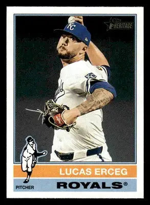 2025 Topps Heritage #62 Lucas Erceg - Baseball Card Single