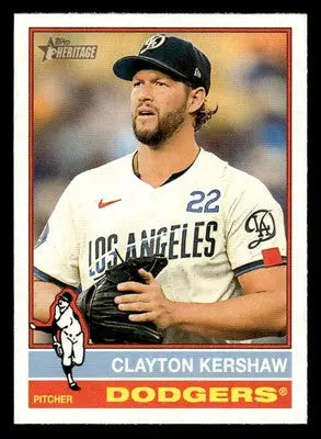 2025 Topps Heritage #64 Clayton Kershaw - Baseball Card Single