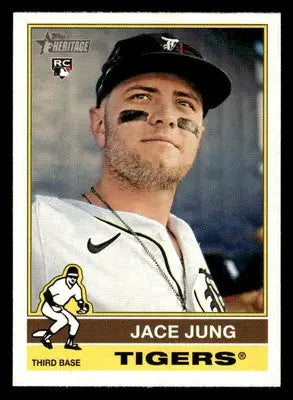 2025 Topps Heritage #71 Jace Jung - Baseball Card Single