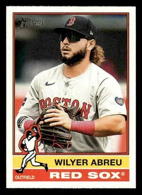 2025 Topps Heritage #89 Wilyer Abreu - Baseball Card Single