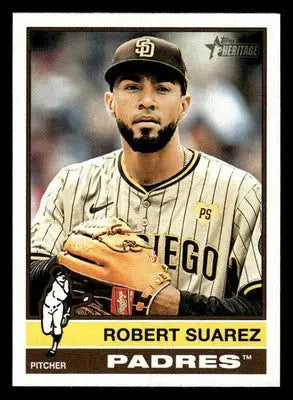 2025 Topps Heritage #91 Robert Suarez - Baseball Card Single