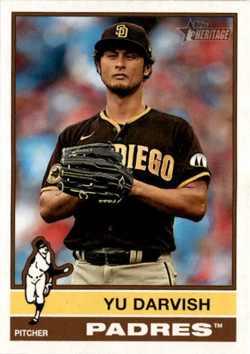 2025 Topps Heritage #93 Yu Darvish - Baseball Card Single