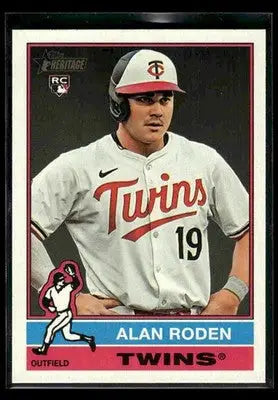 2025 Topps Heritage Alan Roden #544 RC Minnesota Twins