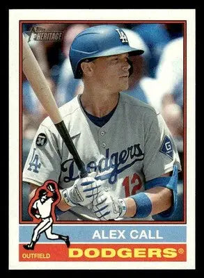 2025 Topps Heritage Alex Call #577 Los Angeles Dodgers - Baseball Card Single