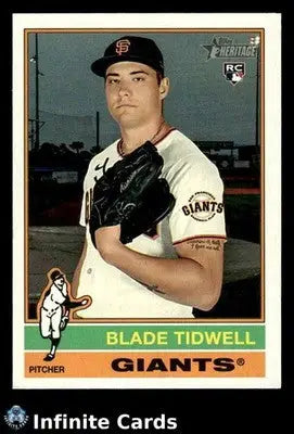 2025 Topps Heritage BLADE TIDWELL #698 RC [Base] San Francisco Giants RC