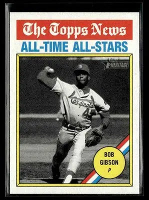 2025 Topps Heritage Bob Gibson #342 St. Louis Cardinals
