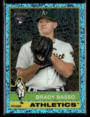 2025 Topps Heritage Brady Basso #616 RC Athletics