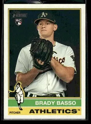 2025 Topps Heritage Brady Basso #616 RC Athletics
