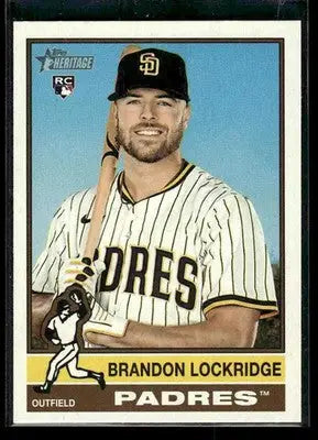 2025 Topps Heritage Brandon Lockridge #660 RC San Diego Padres