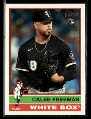 2025 Topps Heritage Caleb Freeman #621 RC Chicago White Sox