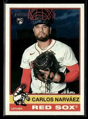2025 Topps Heritage Carlos Narváez #691 RC Boston Red Sox