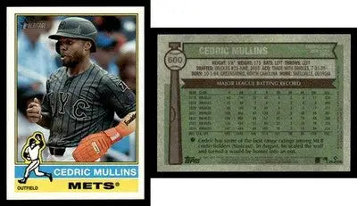 2025 Topps Heritage CEDRIC MULLINS #600 [Base] New York Mets