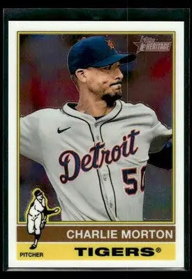 2025 Topps Heritage Charlie Morton #508 Chrome Detroit Tigers - Baseball Card Single