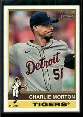 2025 Topps Heritage Charlie Morton #508 Detroit Tigers - Baseball Card Single