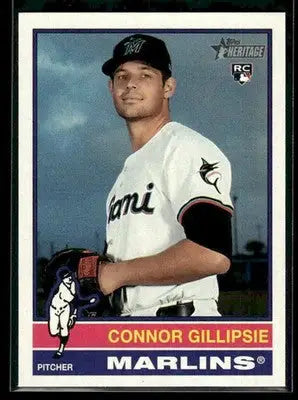 2025 Topps Heritage Connor Gillispie (spelling error) #572 RC Miami Marlins - Baseball Card Single