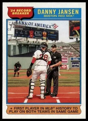 2025 Topps Heritage Danny Jansen 6 Boston Red Sox NM - Baseball Card Single