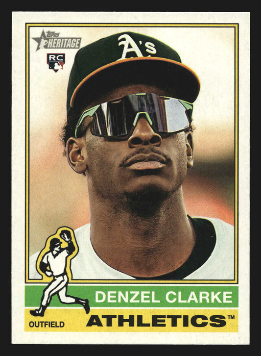 2025 Topps Heritage Denzel Clarke #571 Athletics - Baseball Card Single
