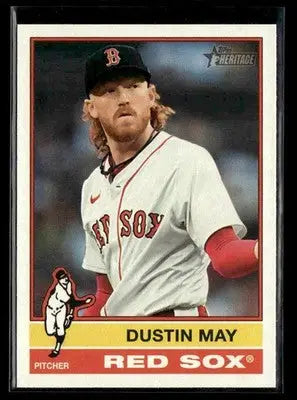 2025 Topps Heritage Dustin May #687 Boston Red Sox