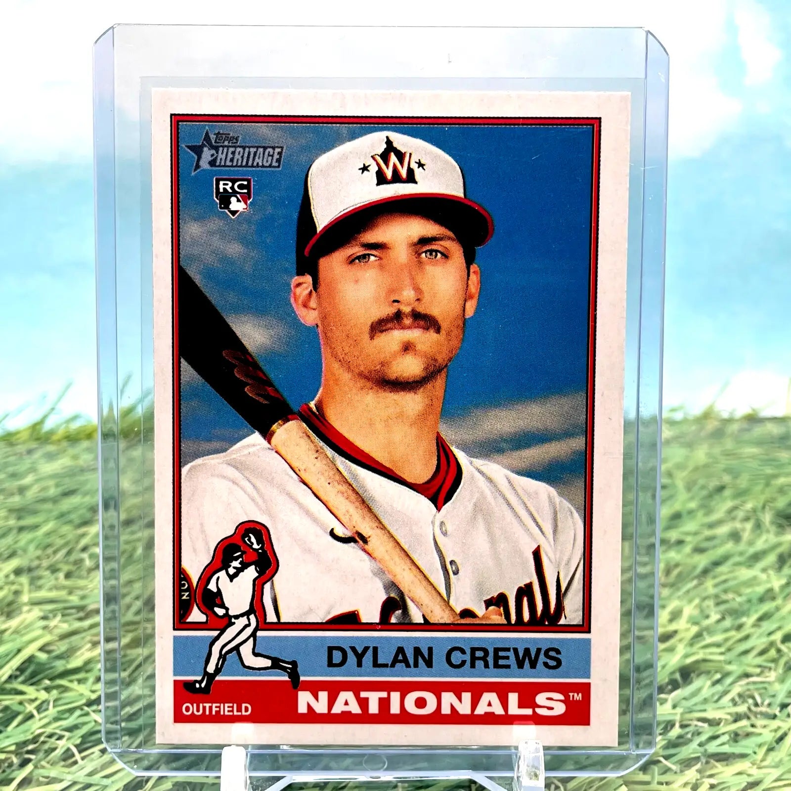 2025 Topps Heritage Dylan Crews rookie baseball card for sale