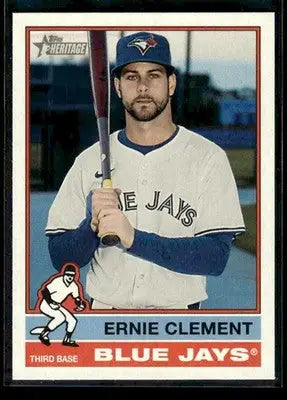 2025 Topps Heritage Ernie Clement #668 Toronto Blue Jays