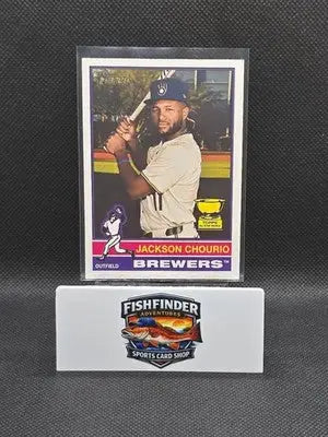 2025 Topps Heritage - Flipped Bat Variation Jackson Chourio #106 - Baseball Card Single