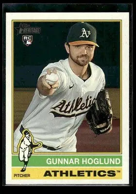 2025 Topps Heritage Gunnar Hoglund #645 RC Athletics