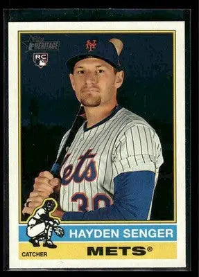 2025 Topps Heritage Hayden Senger #673 RC New York Mets - Baseball Card Single