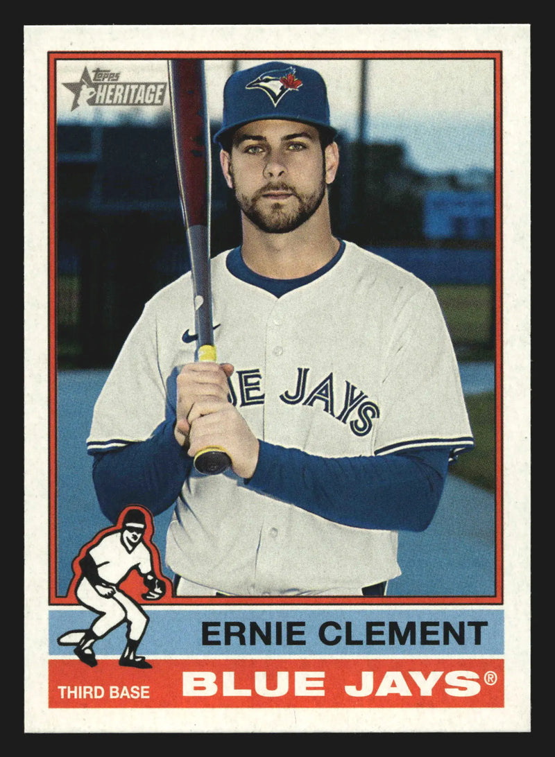 2025 Topps Heritage High Number #668 Ernie Clement Toronto Blue Jays