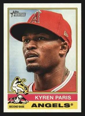 2025 Topps Heritage High Number Kyren Paris #528 Los Angeles Angels - Baseball Card Single