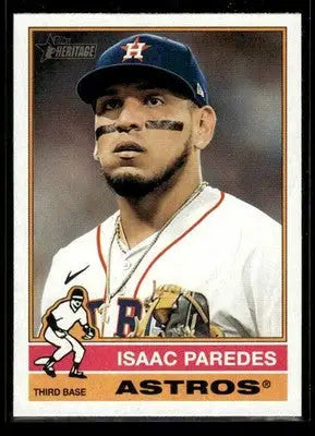 2025 Topps Heritage Isaac Paredes #8 Houston Astros
