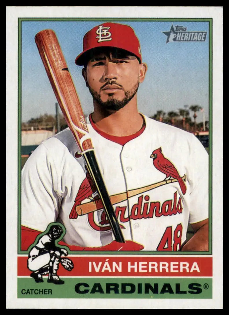 2025 Topps Heritage Iván Herrera 252 St. Louis Cardinals NM - Baseball Card Single