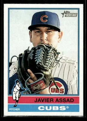 2025 Topps Heritage Javier Assad #123 Chicago Cubs