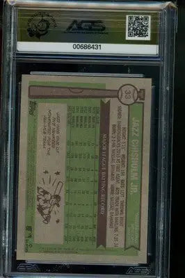 2025 TOPPS HERITAGE JAZZ CHISHOLM JR. #033 BICENTENNIAL 022/200 Baseball AGS 10