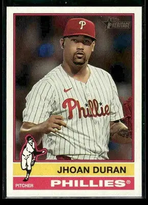 2025 Topps Heritage Jhoan Duran #639 Philadelphia Phillies