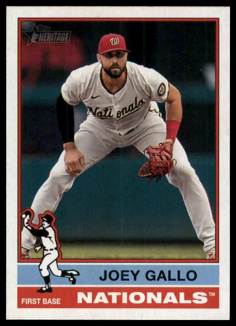 2025 Topps Heritage Joey Gallo 72 Washington Nationals NM - Baseball Card Single