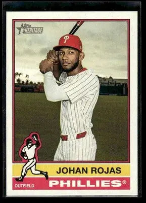 2025 Topps Heritage Johan Rojas #632 Philadelphia Phillies