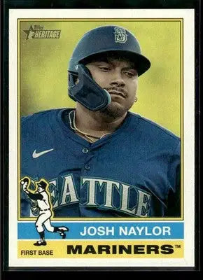 2025 Topps Heritage Josh Naylor #670 Seattle Mariners - Baseball Card Single