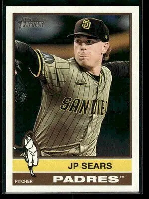 2025 Topps Heritage JP Sears #647 San Diego Padres