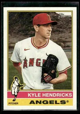 2025 Topps Heritage Kyle Hendricks #592 Los Angeles Angels