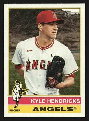 2025 Topps Heritage Kyle Hendricks #592 Los Angeles Angels - Baseball Card Single