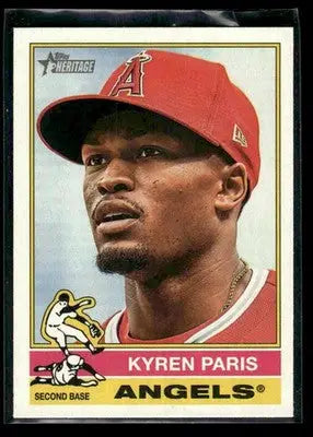 2025 Topps Heritage Kyren Paris #528 Los Angeles Angels