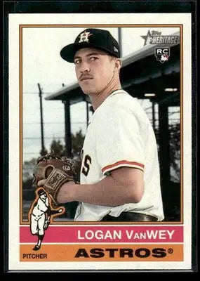 2025 Topps Heritage Logan VanWey #652 RC Houston Astros