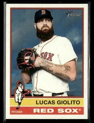 2025 Topps Heritage Lucas Giolito #527 Boston Red Sox