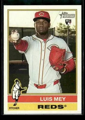 2025 Topps Heritage Luis Mey #685 RC Cincinnati Reds