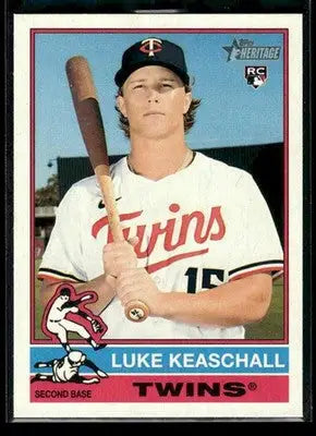 2025 Topps Heritage Luke Keaschall #614 RC Minnesota Twins